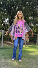 Load image into Gallery viewer, Upcycled No Doubt Band Tee: Camo Sleeves, Kantha Quilted Sides
