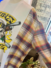 Load image into Gallery viewer, Rock-N-Plaid Top “Guns-n-Roses
