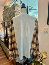 Load image into Gallery viewer, Rock-N-Plaid Top “Guns-n-Roses
