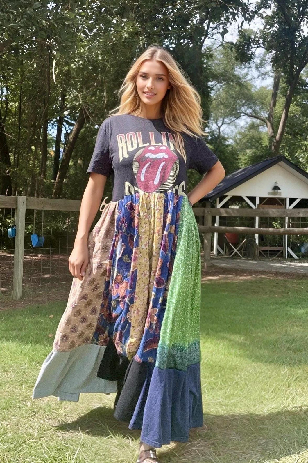 Rock and Reclaim Tunic Dress “Rolling Stones