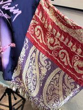 Load image into Gallery viewer, Butterfly Top “Purple Rain Fringed
