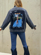 Load image into Gallery viewer, Def Leppard High 'n' Dry Patch Distressed Denim Jacket, Oversized Large
