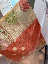 Load image into Gallery viewer, Butterfly Top “The Rolling Stones Kantha Sleeves Poncho
