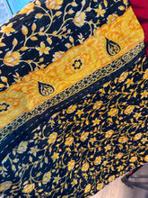 Load image into Gallery viewer, Butterfly Top “Metallica Kantha Sleeves Poncho
