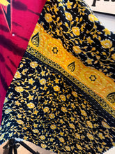 Load image into Gallery viewer, Butterfly Top “Metallica Kantha Sleeves Poncho
