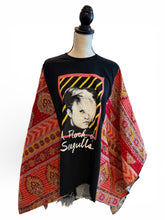 Load image into Gallery viewer, Butterfly Top “Flock of Seagulls Kantha Sleeve Poncho
