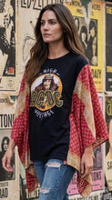 Load image into Gallery viewer, Butterfly Top “AC/DC Kantha Sleeve Poncho

