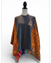 Load image into Gallery viewer, Butterfly Top “Def Leppard Kantha Sleeves

