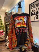 Load image into Gallery viewer, Butterfly Top “LED Zeppelin Kantha Sleeve Poncho
