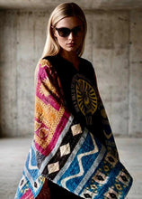 Load image into Gallery viewer, Butterfly Top “U2 Kantha Sleeve Poncho
