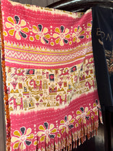 Load image into Gallery viewer, Butterfly Fringed Top  “Bon Jovi Kantha Sleeves Poncho
