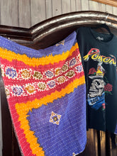 Load image into Gallery viewer, Butterfly Top “Poison Kantha Sleeves Poncho
