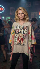 Load image into Gallery viewer, Butterfly Top “Madonna Kantha Sleeves Poncho
