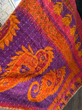 Load image into Gallery viewer, Butterfly Sweatshirt “Soul Rider Kantha Sleeve Poncho
