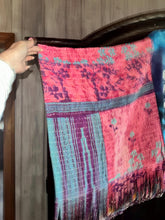 Load image into Gallery viewer, Butterfly Fringed Top  “LED Zeppelin Kantha Sleeves Poncho
