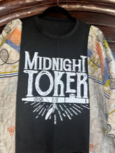 Load image into Gallery viewer, Butterfly Fringed Top  “Midnight Toker Kantha Sleeves Poncho
