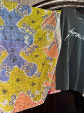 Load image into Gallery viewer, Butterfly Top “Metallica Kantha Sleeves Poncho
