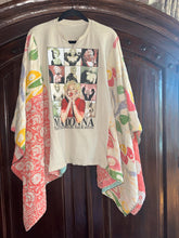 Load image into Gallery viewer, Butterfly Top “Madonna Kantha Sleeves Poncho
