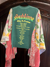 Load image into Gallery viewer, Butterfly Fringed Top  “Sublime Kantha Sleeves Poncho
