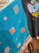 Load image into Gallery viewer, Butterfly Top “Van Halen Kantha Sleeves Poncho
