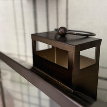 Load image into Gallery viewer, Rustic Bronze Tempered Glass Lanterns, Set of Three

