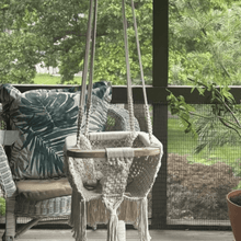 Load image into Gallery viewer, Macrame Swing
