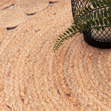 Load image into Gallery viewer, Boho Rug Kaia Hand-Made with Natural Colors &amp; Jute Fibers
