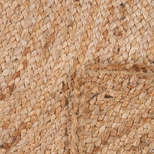 Load image into Gallery viewer, Jute Rug Kaia Hand-Woven with Decorative Circles in Nature Brown
