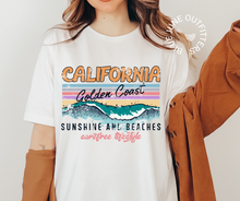 Load image into Gallery viewer, California Golden Coast | Comfort Colors® Retro California Tee

