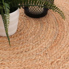 Load image into Gallery viewer, Boho Rug Kaia Hand-Made with Natural Colors &amp; Jute Fibers
