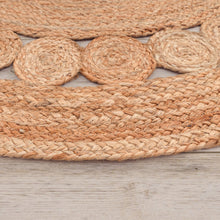 Load image into Gallery viewer, Boho Rug Kaia Hand-Made with Natural Colors &amp; Jute Fibers
