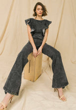 Load image into Gallery viewer, Acid Wash Denim Jumpsuit
