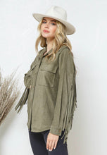 Load image into Gallery viewer, Olive is the New Black! Suede like texture adds to any style.
