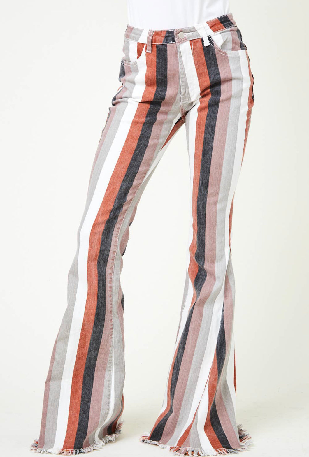 Rust Multi Color Jeans