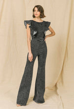 Load image into Gallery viewer, Acid Wash Denim Jumpsuit
