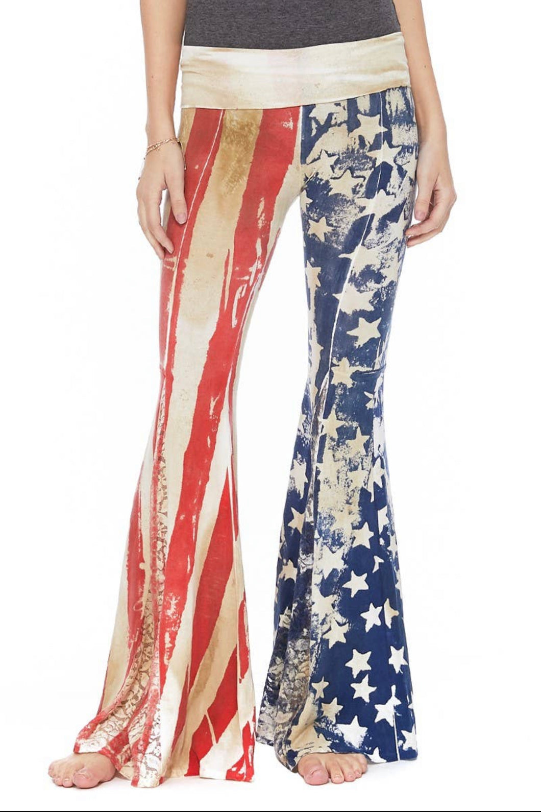 American Flag Waistband Mermaid Pants